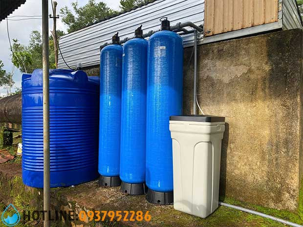 Hệ thống lọc nước sinh hoạt giếng khoan cho chùa Hoa Khai - Đăk Nông