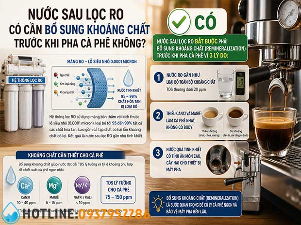 Top 5 Bộ Lọc Nước Cho Máy Pha Cà Phê Tốt Nhất