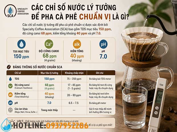 Top 5 Bộ Lọc Nước Cho Máy Pha Cà Phê Tốt Nhất