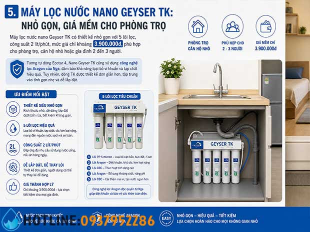 Top 9 Thương Hiệu Máy Lọc Nước Nano Tốt Nhất Hiện Nay