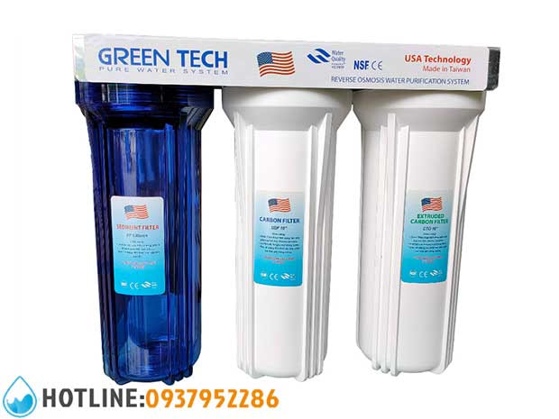 Thumbnail 1: Bộ 3 Cốc Lọc Thô 10 inch Ren 13 - 17 - 21