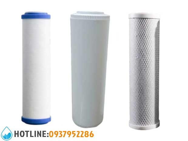 Bộ 3 Lõi Lọc Thô 10 inch 1 2 3