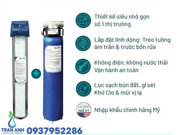 Bộ Lọc Nước Tổng Đầu Nguồn 3M™ AP904 & AP102T Nhập Khẩu Mỹ | Trần Anh