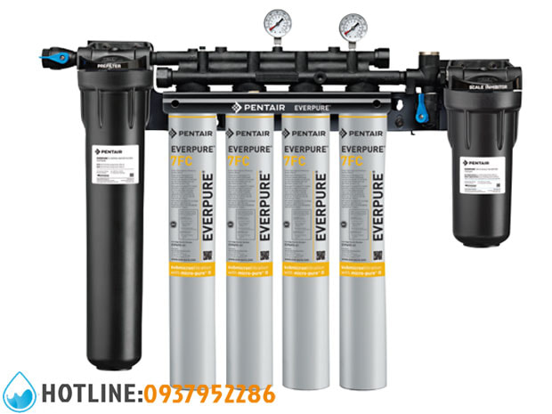 Bộ Lọc Nước Pentair Everpure High Flow CRS Quad 7FC