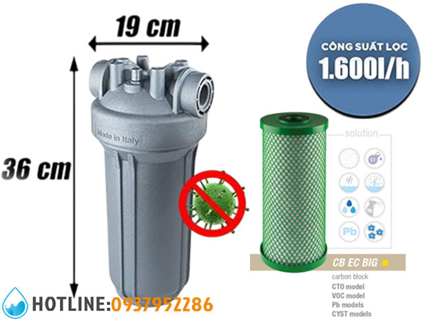 Bộ Lọc Nước Tổng Chung Cư Atlas Filtri DP BIG SANIC