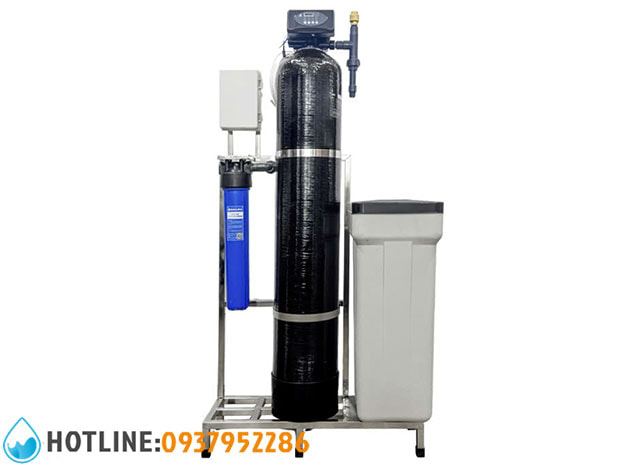 Bộ Lọc Tổng Đầu Nguồn 1 Cột Composite 1.500 lít/h Van Tự Động