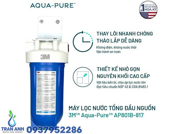 Bộ Lọc Tổng Đầu Nguồn 3M™ AP801B-817 & AP810 Chính Hãng | Trần Anh