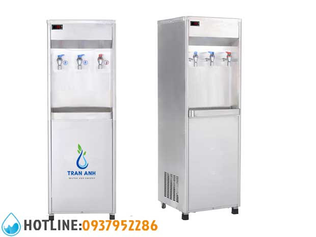 Cây Lọc Nước Nóng Lạnh Nguội 3 Vòi Tủ Inox 304
