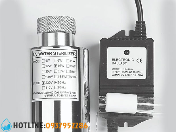 Đèn UV Diệt Khuẩn Nước Water Sterilizer 16W