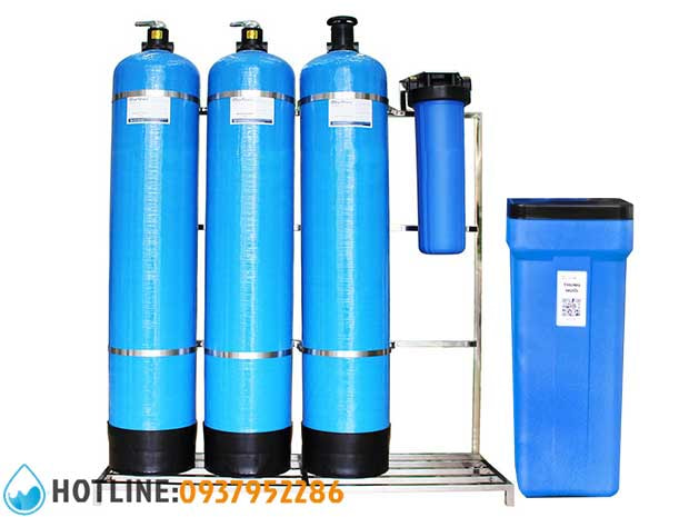 Hệ Thống Lọc Nước Đầu Nguồn 3 Cột Composite 3 m3/h TAC-03