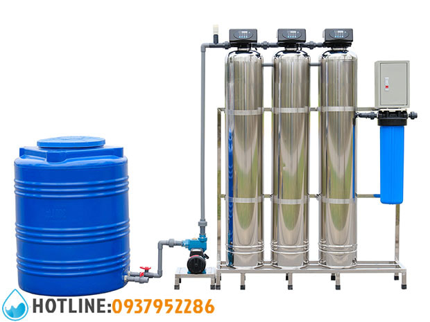 Hệ Thống Lọc Nước Giếng Khoan Cho Trường Mầm Non 5 m3/h Auto Valve