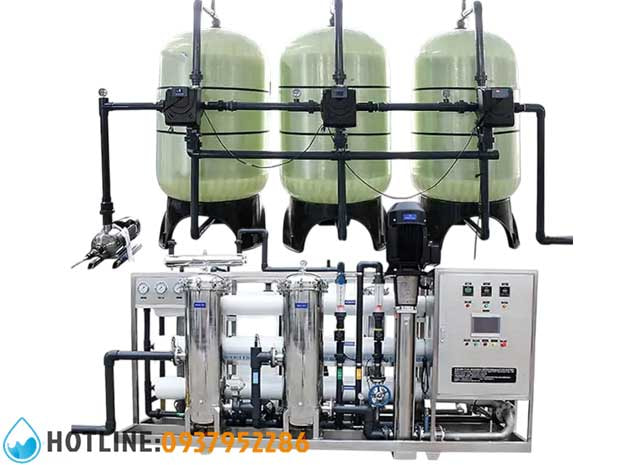 Hệ Thống Lọc Nước RO Công Nghiệp 6000 Lít/h Auto Valve