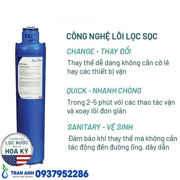 Lõi Lọc Nước 3M™ Aqua-Pure™ AP917HD-S | Lọc Tổng Đầu Nguồn Nhập Mỹ