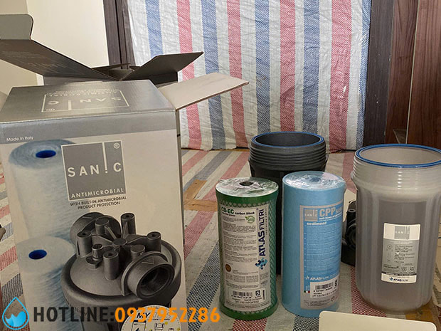 Lõi Than Hoạt Tính Atlas Filtri CB-EC BIG SX 10 inch