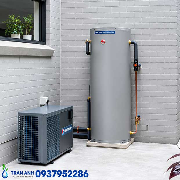 Máy Bơm Nhiệt Rheem AmbiPower Split 325L Chính Hãng | Báo Giá Trọn Gói