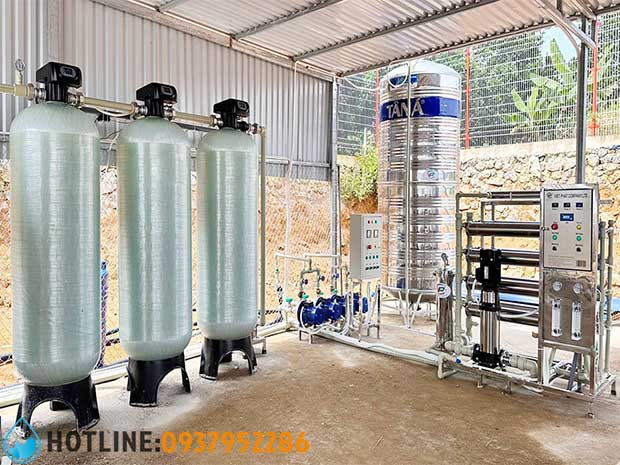 Máy Lọc Nước Công Nghiệp 1000 lít/h Auto Valve