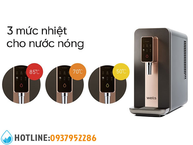 Máy Lọc Nước Nóng Lạnh Để Bàn Wells True Tankless