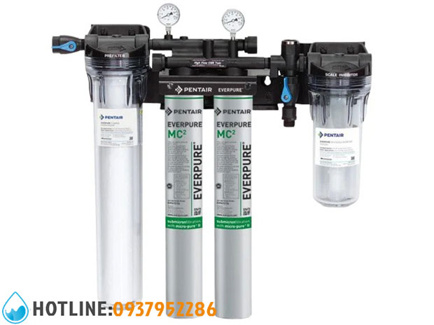Máy Lọc Nước Pentair Everpure High Flow CSR Twin MC2