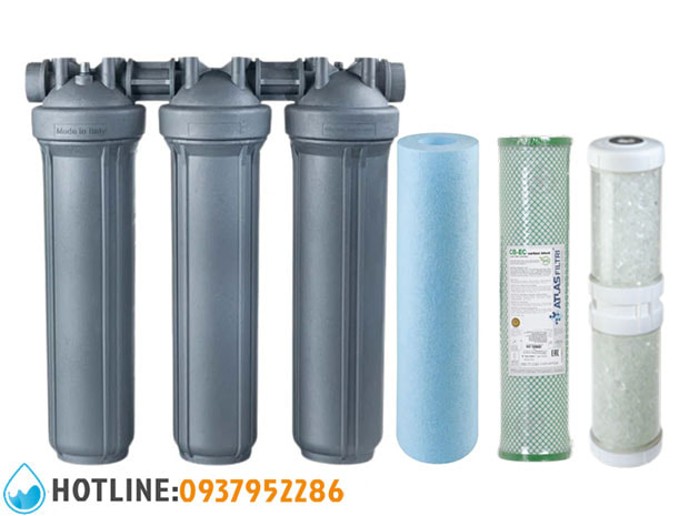 Thiết Bị Lọc Nước Đầu Nguồn Gia Đình Atlas Filtri DP BIG Sanic 20 inch