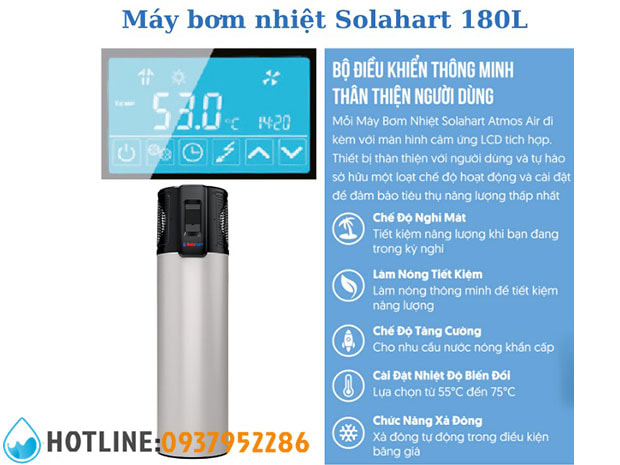 Thumbnail 5: Máy Bơm Nhiệt Solahart Atmos Air 180L