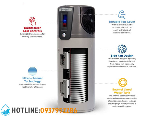 Thumbnail 6: Máy Bơm Nhiệt Solahart Atmos Air 180L
