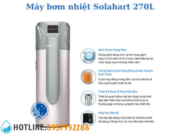 Thumbnail 2: Máy Bơm Nhiệt Gia Đình Solahart Atmos Air 270L
