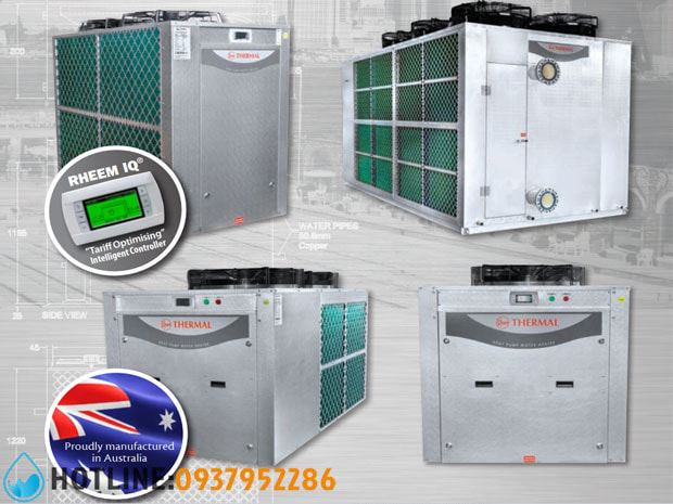 Thumbnail 2: Heat Pump Công Nghiệp Rheem Thermal Cho Hồ Bơi