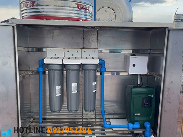 Thumbnail 2: Thiết Bị Lọc Nước Đầu Nguồn Gia Đình Atlas Filtri DP BIG Sanic 20 inch