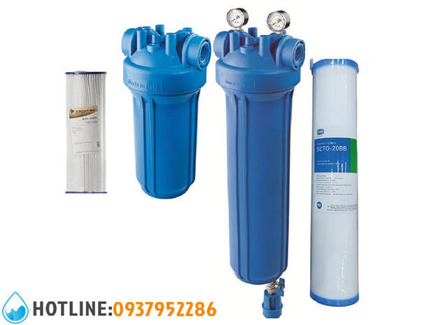 Thumbnail 2: Bộ Lọc Thô Đầu Nguồn Big Blue 20 inch + PP 5 Micron