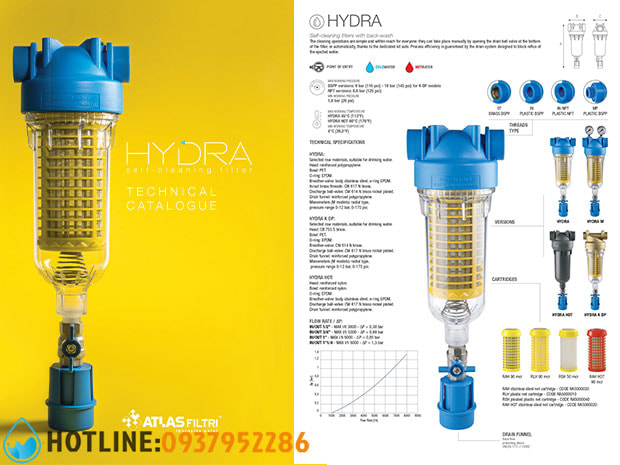 Thumbnail 2: Bộ Lọc Thô Đầu Nguồn Atlas Filtri Hydra