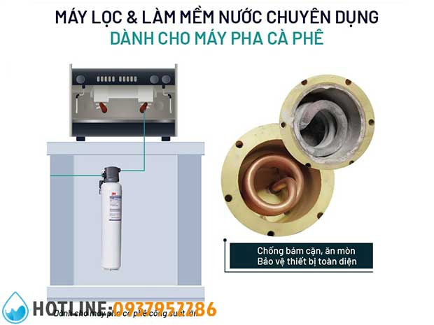 Thumbnail 4: Máy Lọc Nước Cho Máy Pha Cà Phê 3M SGP195BN-T