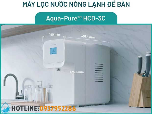 Thumbnail 6: Máy Lọc Nước Nóng Lạnh Để Bàn 3M HCD-3C