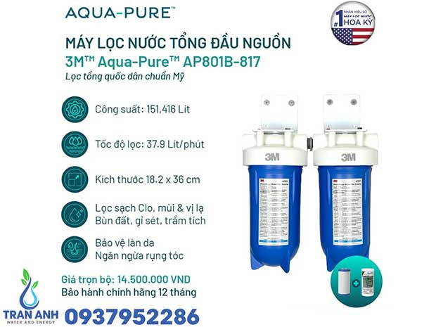Thumbnail 2: Bộ Lọc Tổng Đầu Nguồn 3M™ AP801B-817