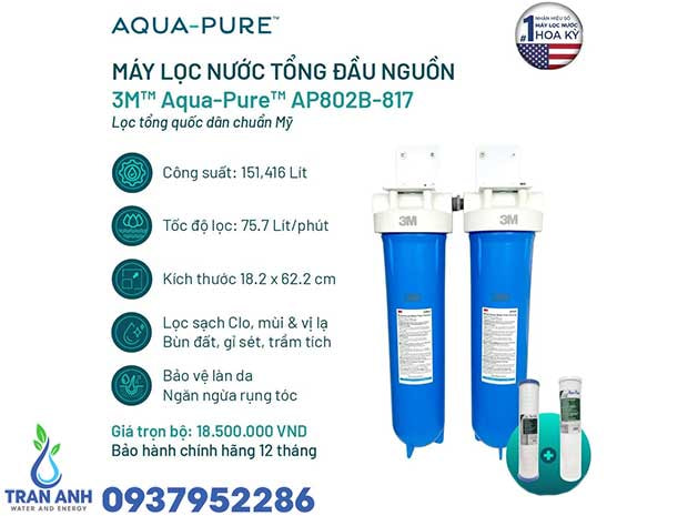 Thumbnail 2: Bộ Lọc Nước Đầu Nguồn 3M™ Aqua-Pure™ AP802B-817