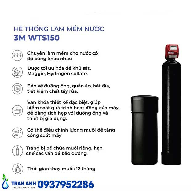 Thumbnail 3: Máy Làm Mềm Nước 3M™ WTS150 Premium