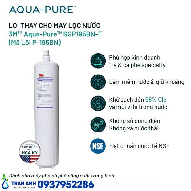 Thumbnail 3: Lõi Lọc Nước 3M™ Aqua-Pure™ P-195BN Chính Hãng