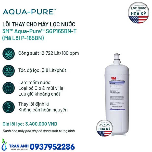 Thumbnail 2: Lõi Lọc Nước 3M™ Aqua-Pure™ P-165BN Chính Hãng