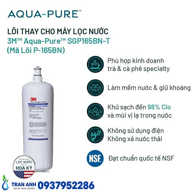Thumbnail 3: Lõi Lọc Nước 3M™ Aqua-Pure™ P-165BN Chính Hãng