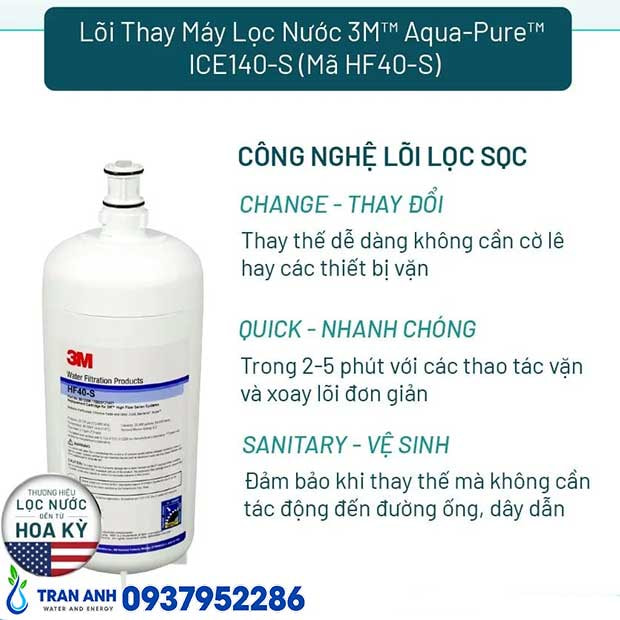 Thumbnail 6: Lõi Lọc Nước 3M™ Aqua-Pure™ HF40-S Chính Hãng