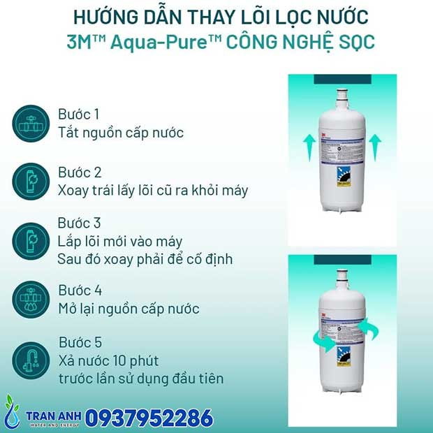 Thumbnail 7: Lõi Lọc Nước 3M™ Aqua-Pure™ HF40-S Chính Hãng