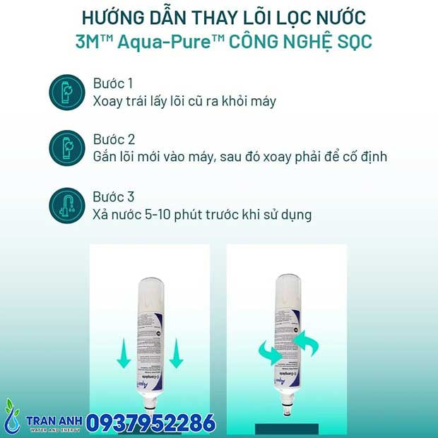 Thumbnail 4: Lõi Lọc Nước 3M Aqua-Pure C-Complete Chính Hãng
