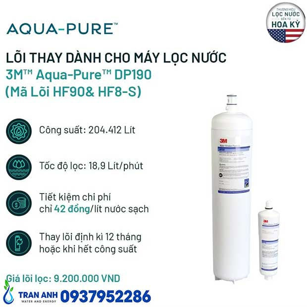 Thumbnail 2: Bộ Lõi Lọc Nước 3M HF90 & HF8-S Chính Hãng